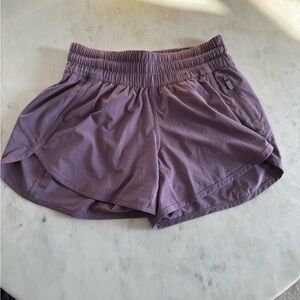Rare lavender purple lululemon track shorts